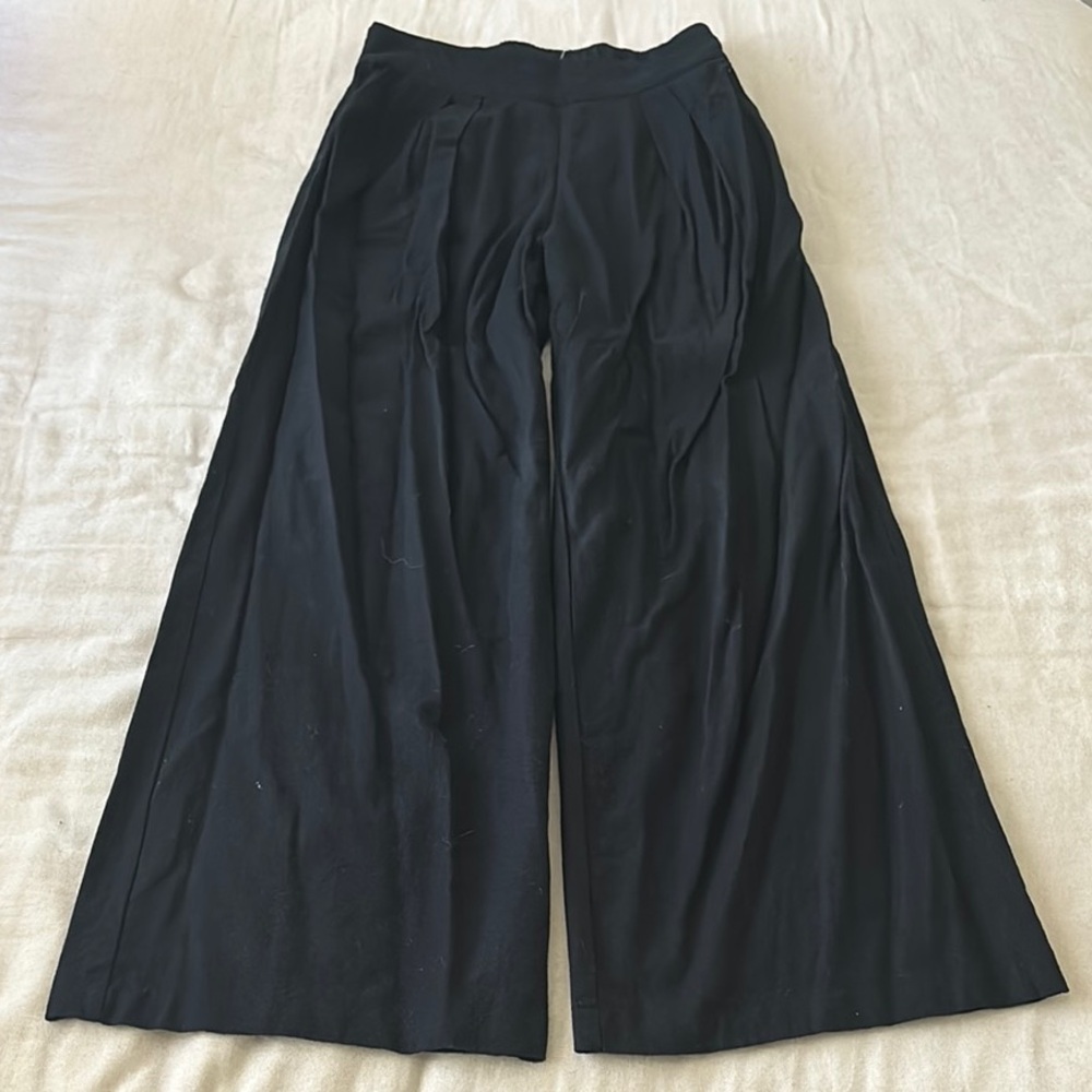 Black Wide-Leg Pants